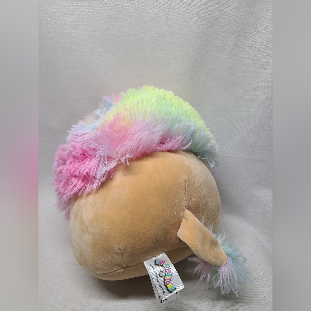Squishmallow Leonard the Lion Rainbow Mane Plush Stuffed Toy 8” - Picture 2 of 4